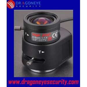  security camera lens 4 9mm ir mega pixel auto iris lens 