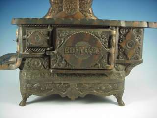Antique Miniature ECLIPSE STOVE CO.Cast Iron Coal Cook Stove Salesman 