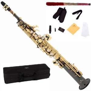   Soprano Saxophone + Case, Reeds and Accessories Musical Instruments