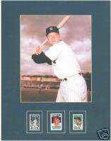 Yankees,MICKEY MANTLE,Collectible Baseball Stamps  
