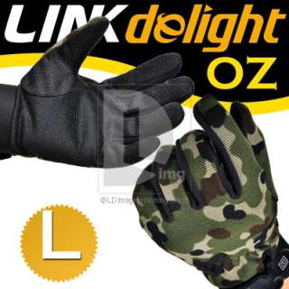 Bicycle Sports Assault Combat Military Tactical Gloves  