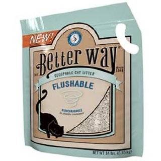 Better Way Flushable Cat Litter   12 lb by Better Way