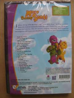 Barney and Friends More Barney Songs DVD NEW SEALED  
