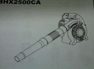   BHX2500CA Commercial Grade 4 Stroke 24.5cc Handheld Blower  