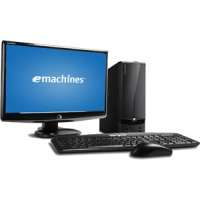 eMachines Black EL1852G 52w Desktop PC Bundle with 20 Widescreen LCD 