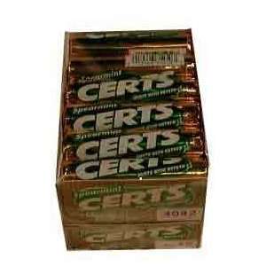 Certs Breath Mints Spearmint Flavor (24 count)  Grocery 