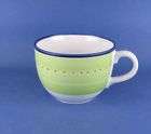 pier 1 one large mug cup germany modern abstract green