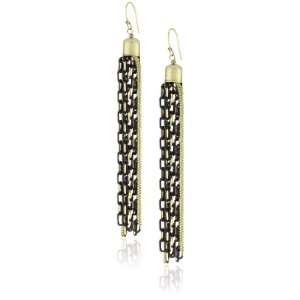  Jessica Simpson Caitlyn Silver Chain Earrings Jewelry