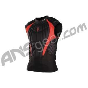  Proto 2008 Performance Top Chest Protector   Black/Red   X 