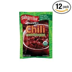 SalsArriba Seasoning Mix Chili, 1.25 Ounce (Pack of 12)
