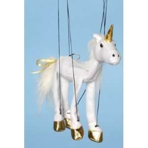  Magical Horse (White Unicorn) Small Marionette Toys 