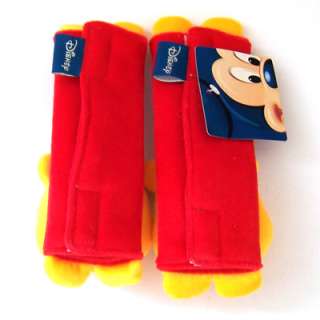 Disney Winnie The Pooh Seat Belt Cover Shoulder Cushion Pads  