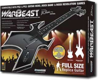 dreamGEAR WARBEAST WIRELESS GUITAR CONTROLLER FOR PS2 & PS3