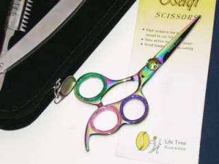 Professional 5 Hairdressing Scissor__Japanese Steel With Oil/Hair 