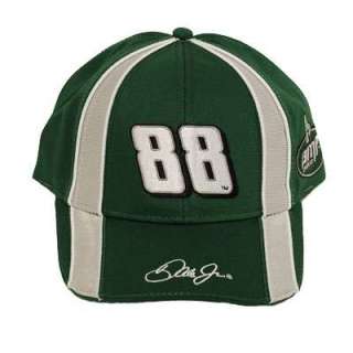 DALE EARNHARDT JR # 88 GREEN GRAY COTTON CAP HAT NASCAR  