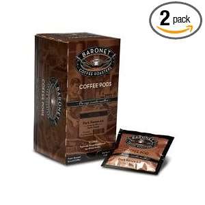 Baronet French Roast Coffee Pods 2 Pack 36 Coffee Pods  