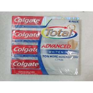  Colgate Total Advaned Whitening Toothpaste   4 Tubes x 8 
