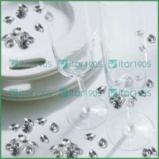 1000 Acrylic Diamond Confetti Wedding Party Table Decor  