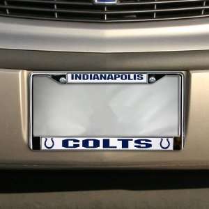  Indianapolis Colts Chrome License Plate Frame  Sports 