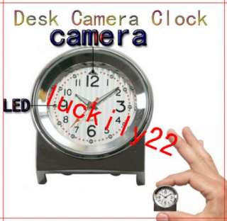 Mini MICRO 8G Spy Camcorder Desk Camera DVR Clock  