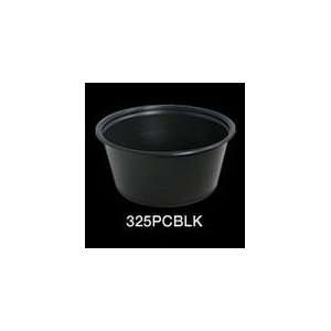    3.25 Ounce Black Portion Containers