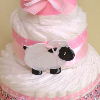 Baby Shower Decoration DIAPER CAKE Sheep Pampers  