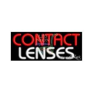 Contact Lenses Neon Sign 13 Tall x 32 Wide x 3 Deep