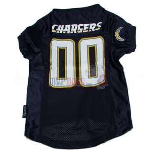 San Diego Chargers NFL Dog Jersey V3   S  