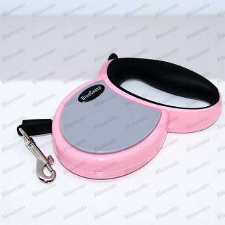 PINK 10Ft 30KG Retractable Dog LEASH Automatic Small Doggie Puppy Pet 