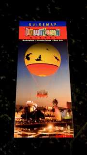 WDW DOWNTOWN DISNEY GUIDE MAP HOT AIR BALLOON  