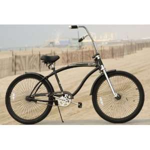  Rover GT Beach Cruiser Bike in Glossy Black Sports 