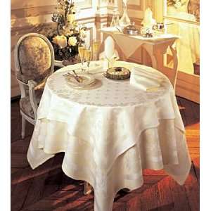   Style Triomphe 88 x 88 Square Damask Tablecloth