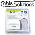  iPod Docking Station w/Charger, USB, Audio/Video Cables, IR Remote 