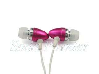 soda powder stereo in ear headsets handsfree with microphone for apple 