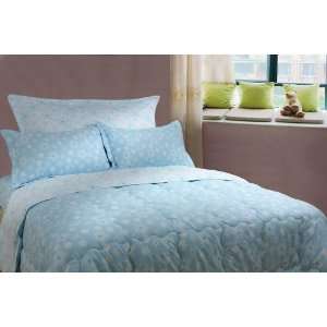  Blue Flower 4? ?Piece Bedding Set Full Size