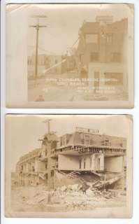 Compton Long Beach CA Earthquake Damage Old Snapshot Photos Photo 