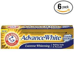  Arm & Hammer Advanced White Toothpaste, Dental Baking Soda 