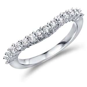   Ladies Womens Channel Set Round Cut Diamond Ring (1/2 cttw) Jewelry