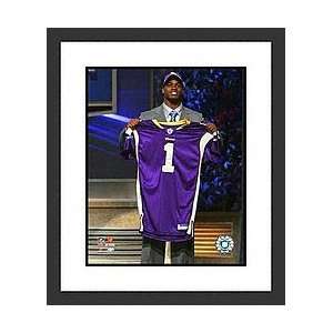Adrian Peterson Minnesota Vikings   2007 NFL Draft Day   Framed 8x10 