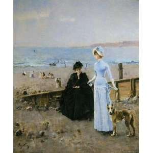   Alfred Stevens   24 x 30 inches   Promenade au Bord