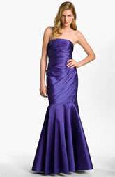 Adrianna Papell Strapless Faille Mermaid Gown $198.00