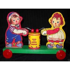  Raggedy Ann & Andy ToyFest 97 Fisher Price Pull Toy Toys 