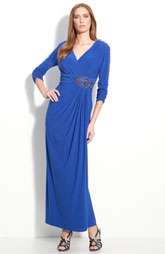Alex Evenings Beaded Ruched Jersey Gown Was $165.00 Now $89.90 45% 