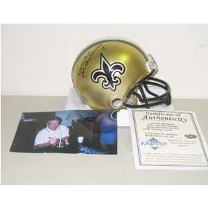 Archie Manning Autographed Saints Mini Helmet
