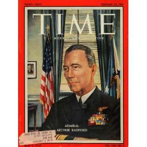   Navy Admiral Arthur W. Radford   Original Cover