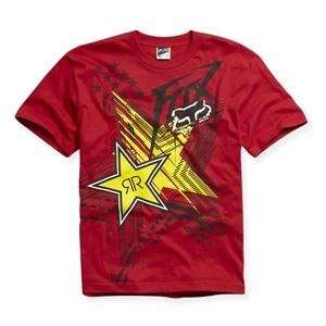   Racing Youth Rockstar Showcase T Shirt   Youth Large/Red Automotive