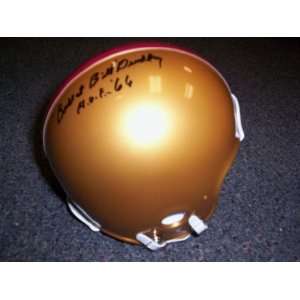  Bill Dudley Autographed Mini Helmet   Bullet Sports 