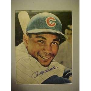 Billy Williams Chicago Cubs Autographed 11 X 14 Professionally Matted 