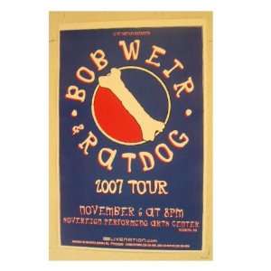 Bob Weir And Rat Dog Handbill Poster Grateful Dead