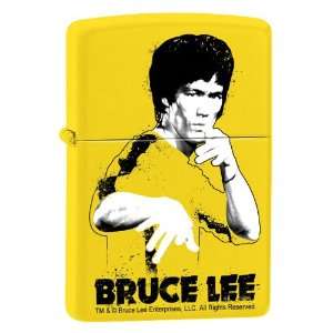  Zippo Bruce Lee Yellow Suit Splatter Lemon Lighter 